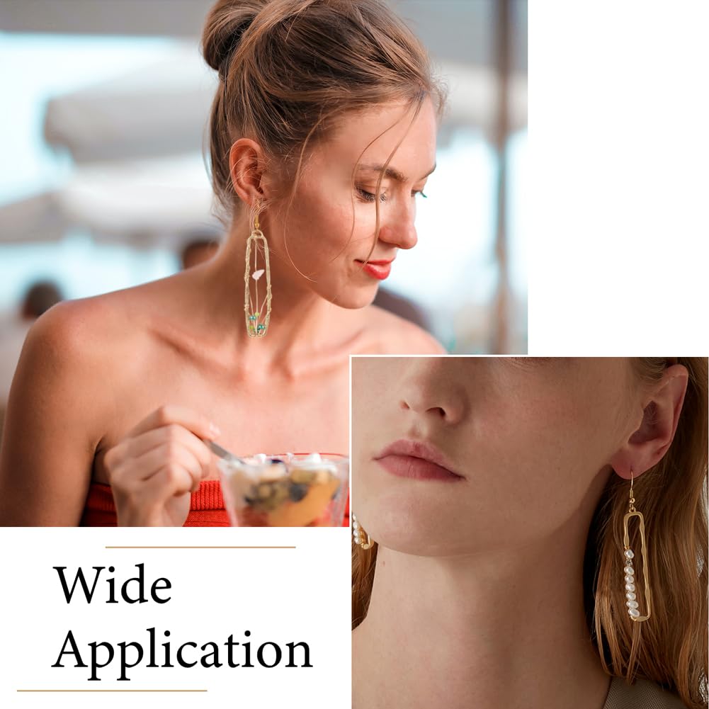 PH PandaHall 30pcs Breloque Feuille Lunette Ouverte Pendentif Cadre Ouvert Pendentif Cadre Résine Doré Antique Lunette Ouverte à L'arrière Pour La Fabrication De Bijoux DIY Résine Collier 6.5x3.4cm