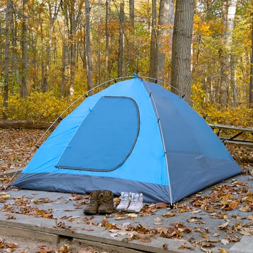 KAZOO Carpa impermeable para mochileros 3 personas ligera miniatura 5