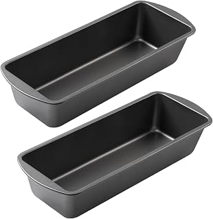 Loaf Pan, 2 Pack Baking Pan Mini Loaf Pans Bread Pans For Homemade Bread, Bread Loaf Pan Bread Baking Pan For Home Baking Bread Cake(Large)