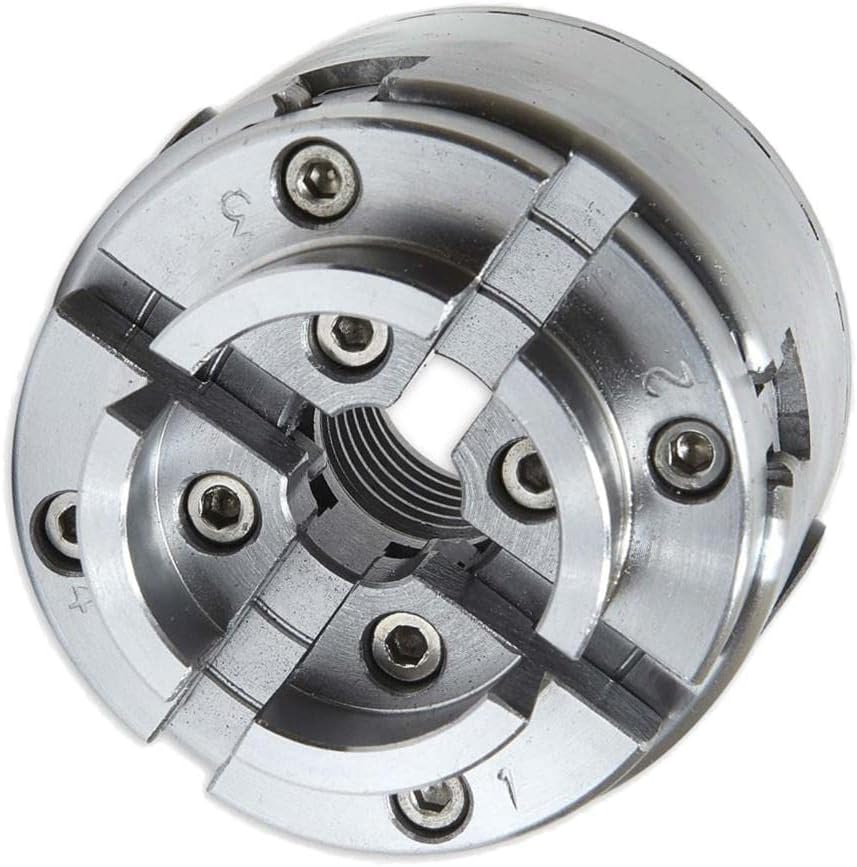 4爪スチールリバーシブルセルフセンタリングスレッド旋盤チャック木材旋盤チャック