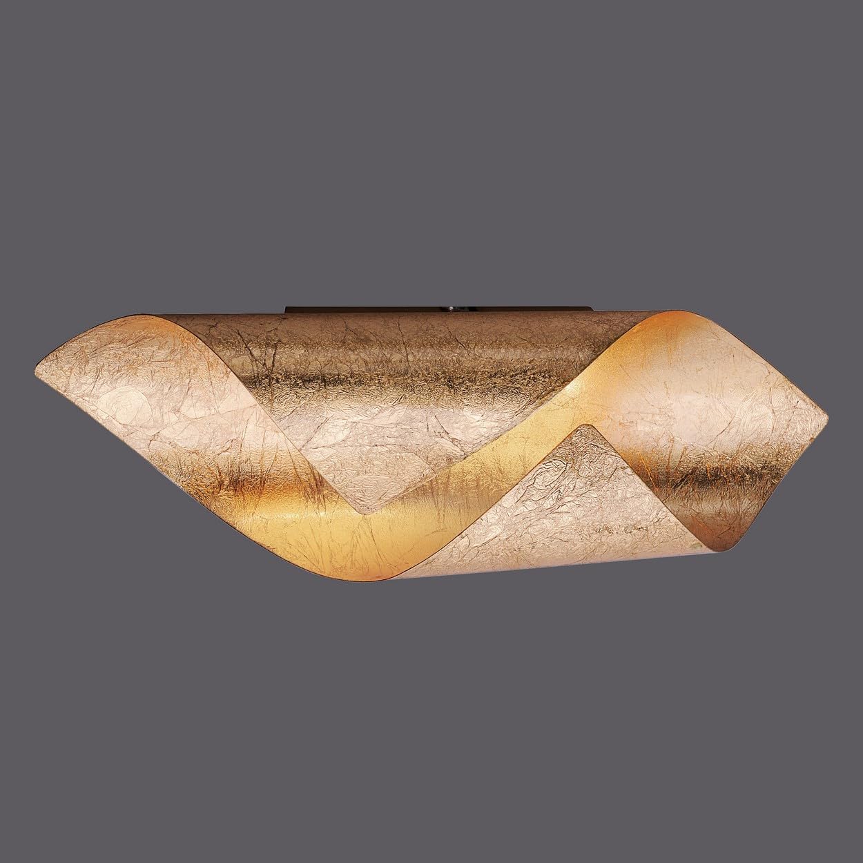 Paul Neuhaus Nevis 9030-12 LED-Wandleuchte 6W Warm Bianco fogliogold (glänzend)