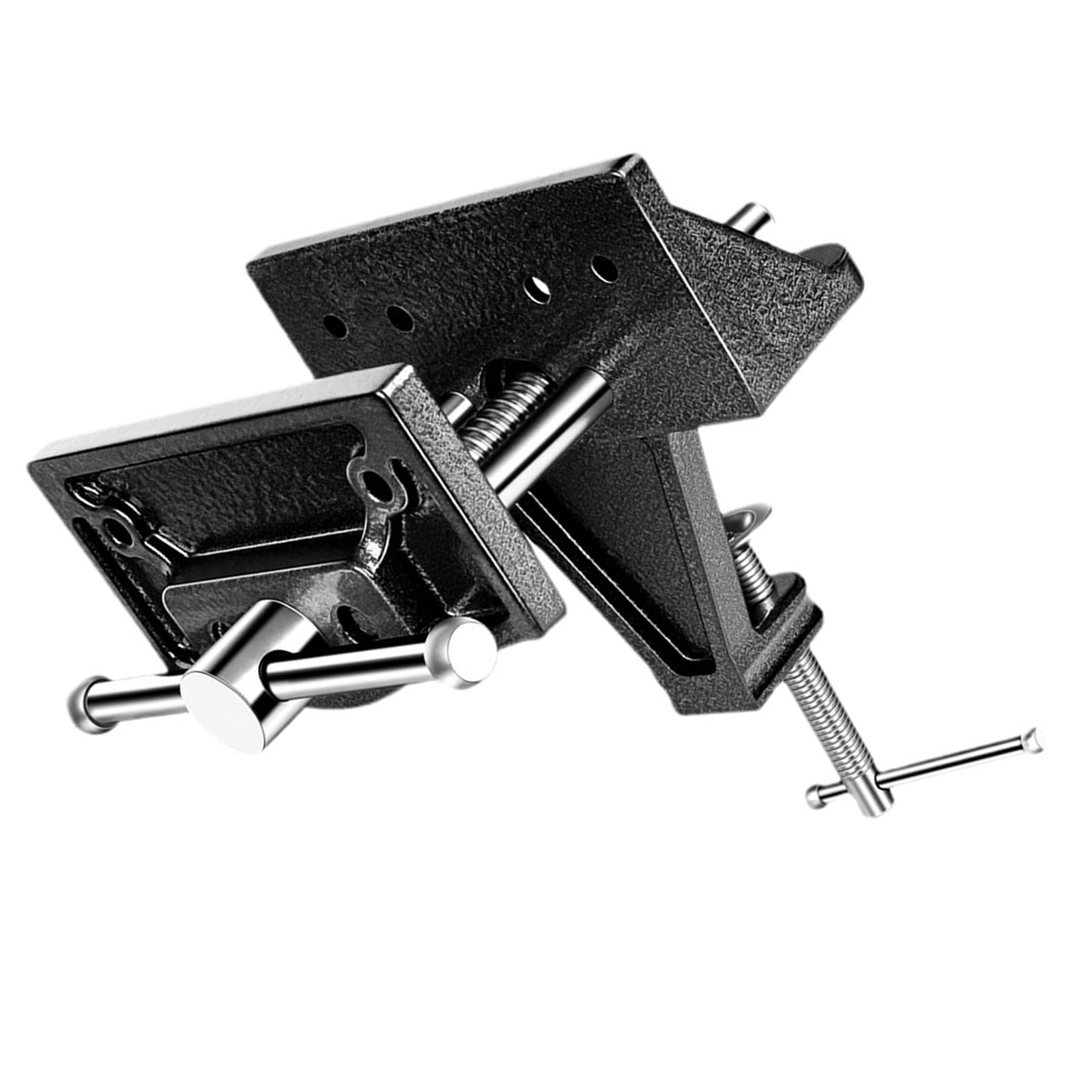 Kalttoy Woodworking Vises Workbench Vises Cast Steel Benches Fixture Household Hand Tool Clamping Tool For Home Garage Portable Wood Clamp