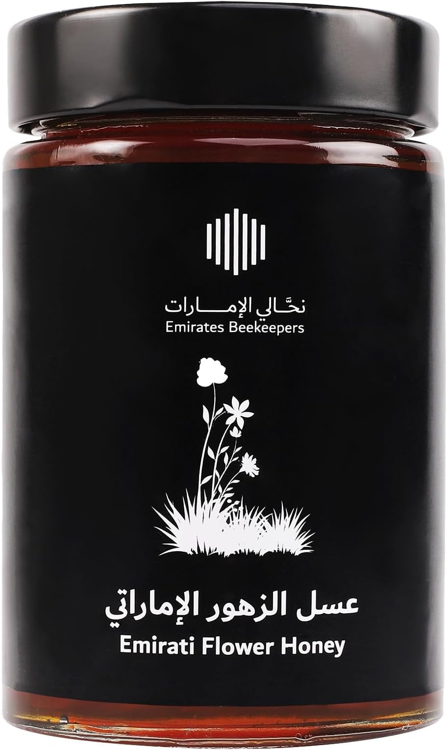 Emirates Beekeepers Natural Flower Honey, 100% Emirati Natural Honey, Ranges from Yellow to Dark Brown, Made In UAE, 500 Gms