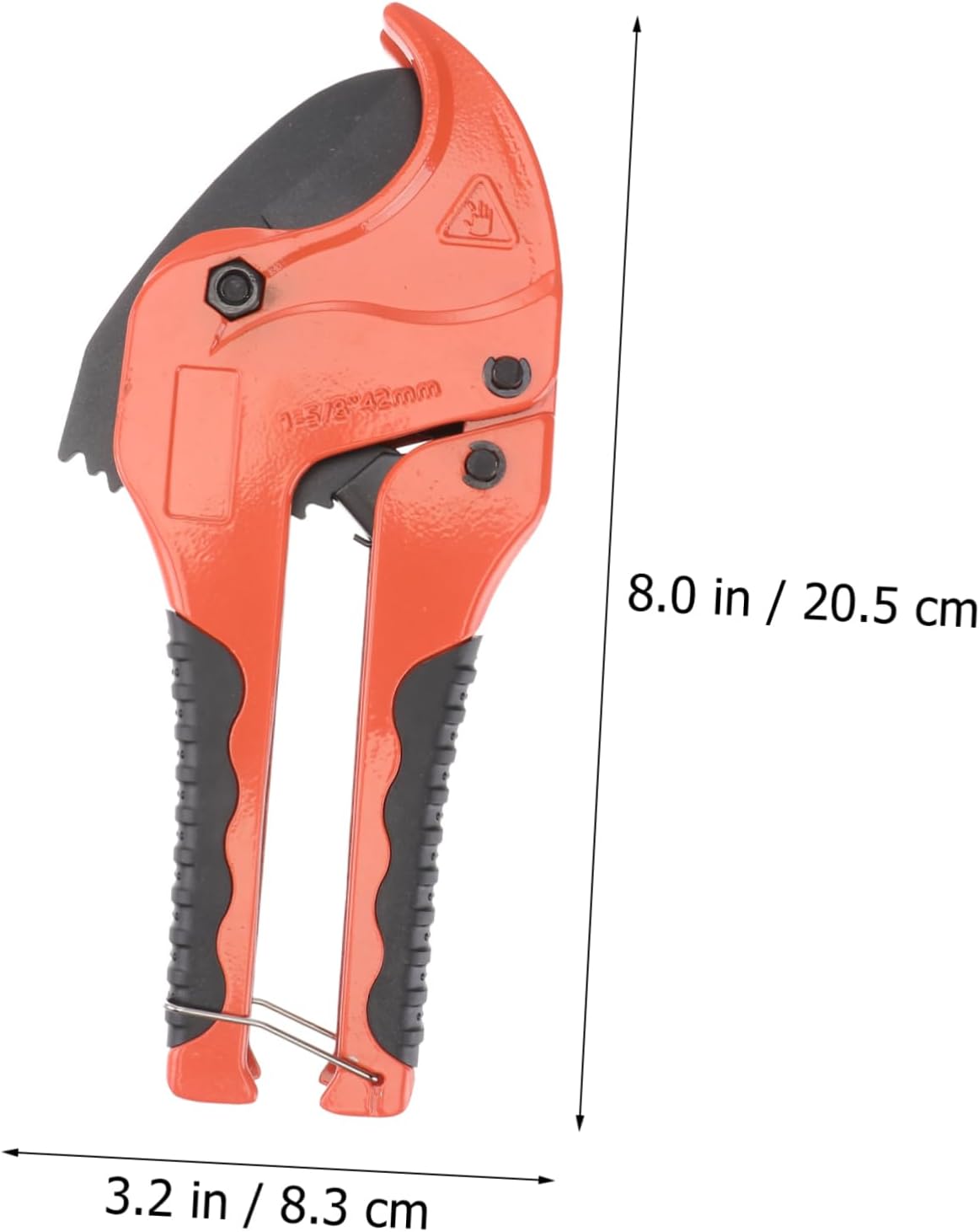 Hemobllo Accurate Tube Cutter with Self-locking Ratchet Wheel for Pvc and Ppr Plastic Tubing Easy to Use Manual Cutting Tool with Anti-slip Handle for Various Applications