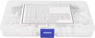 460pcs JST Connector Kit JSTXH 2/3/4/5/6Pin Wire Terminal Female and Male Pin Connector with Storage Box