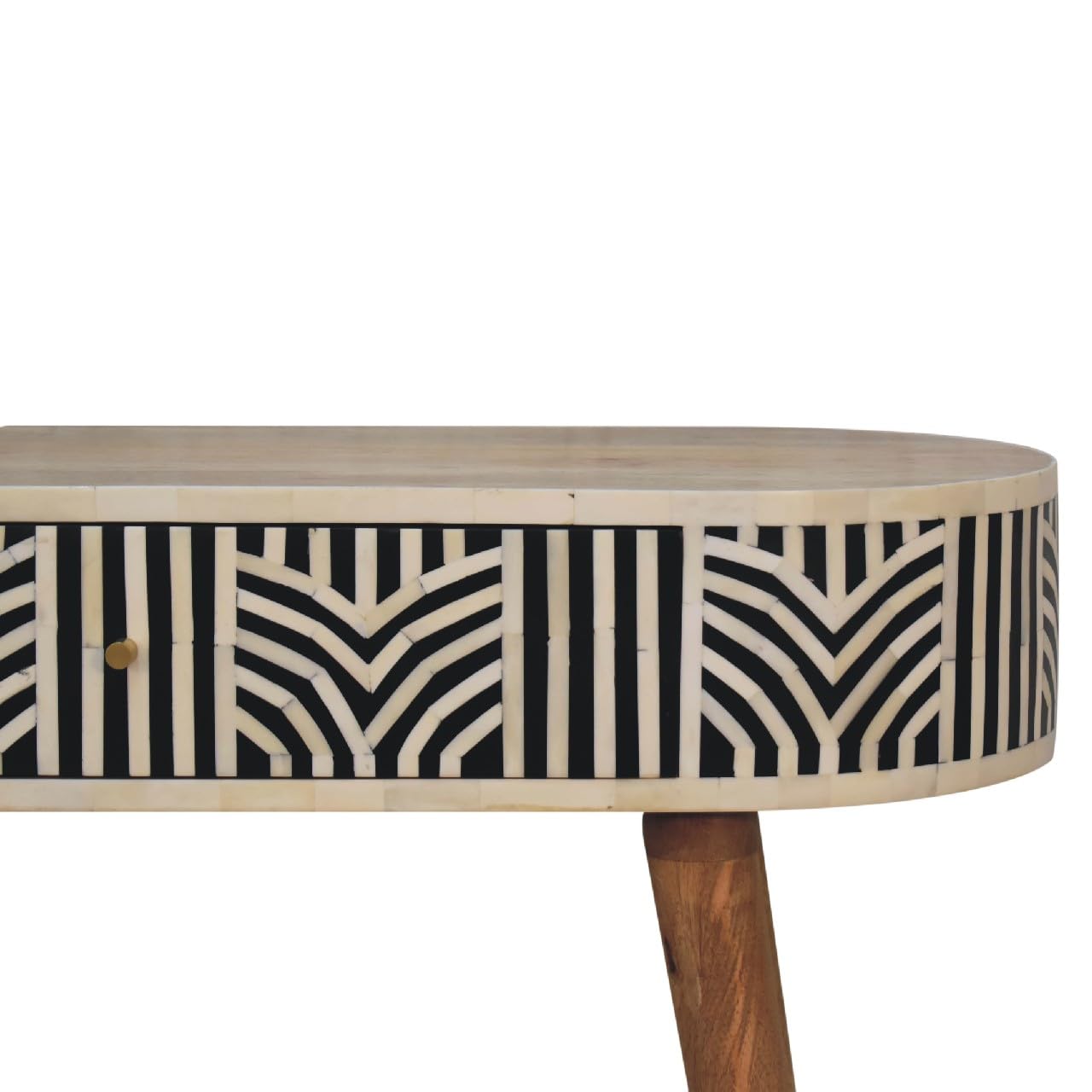 Artisan Furniture Edessa Bone Inlay Console Table - Image 4