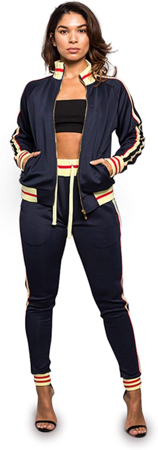 Victorious Women's 2 Piece Tracksuit Set - Long Sleeve Sweatshirts and Sweat Pants
