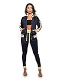 Women's 2 Piece Tracksuit Set - Long Sleeve Sweatshirts and Sweat Pants