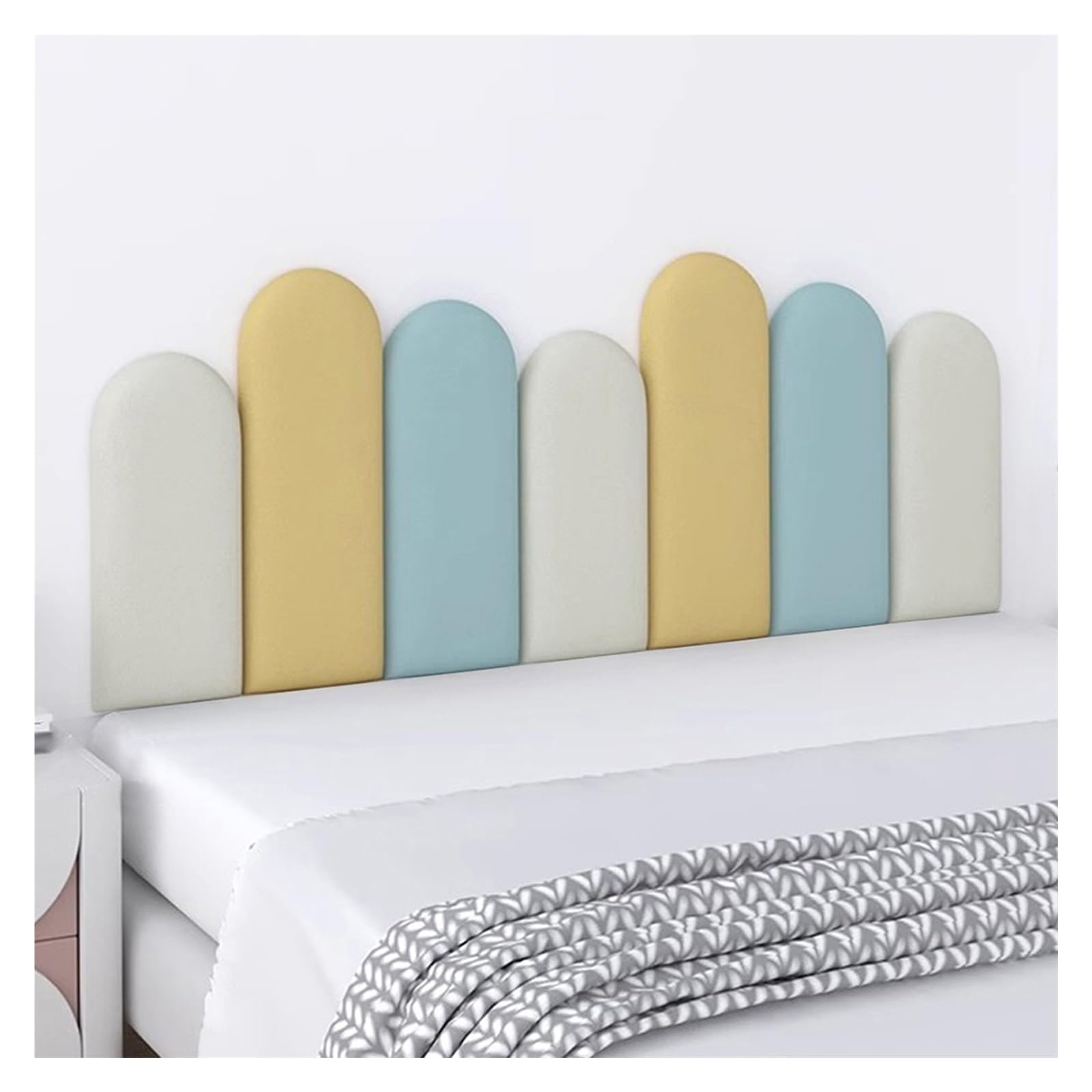 Paneles de pared acolchados infantiles 3D con revestimiento grueso 1