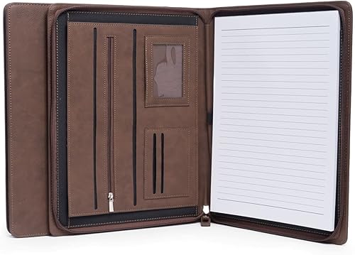 Miniatura 2 de US Army Multi-Compartimiento Padfolio con cremallera, organizador de la carpeta del curriculum vitae del ejército de EE.UU., cartera del ejército,