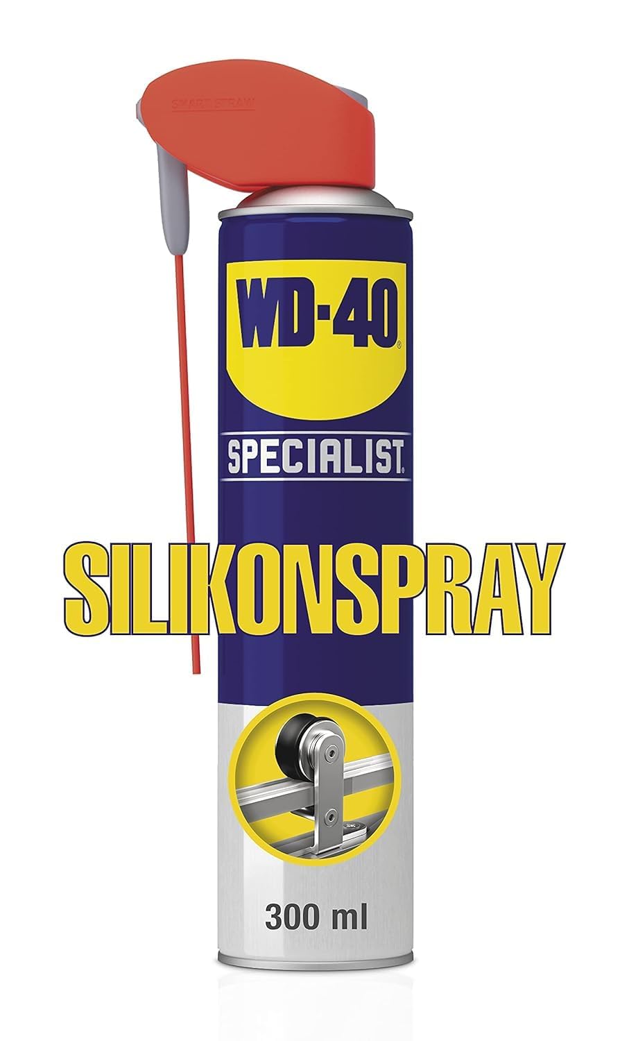 WD-40 Specialist Lot de 3 sprays de silicone 300 ml – Protection et lubrification pour caoutchouc, plastique et métal, empêche la déshydratation, réduit les frottements et forme un film imperméable et