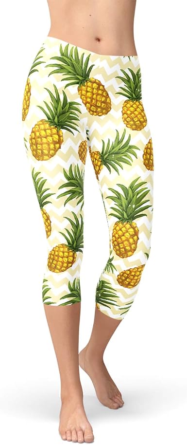 Satori_Stylez Pineapple Capri Leggings 