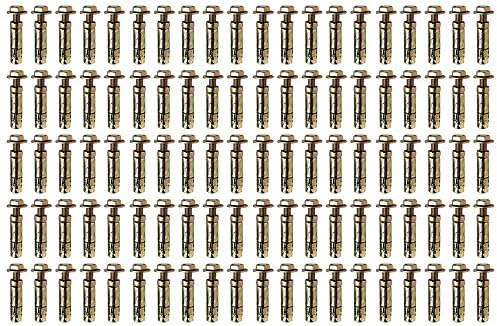 M8 x 25mm Loose Bolt Shield Anchor Heavy Duty Wall Plug - Pack 100