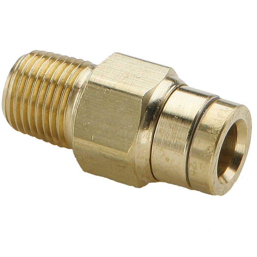 Parker 68PMT1212pk20 PushtoConnect D.O.T. Fitting, Tube to Pipe