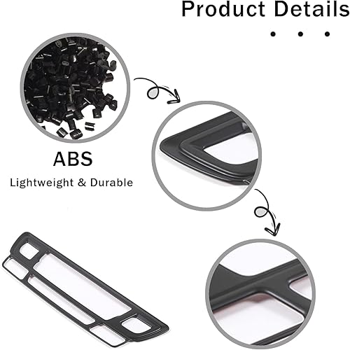 Miniatura 20 de Cubierta de botón de modo de aire acondicionado de consola central para Honda Pilot 2016-2022/Honda Ridgeline 2017-2023/Honda Passport 2019-2023