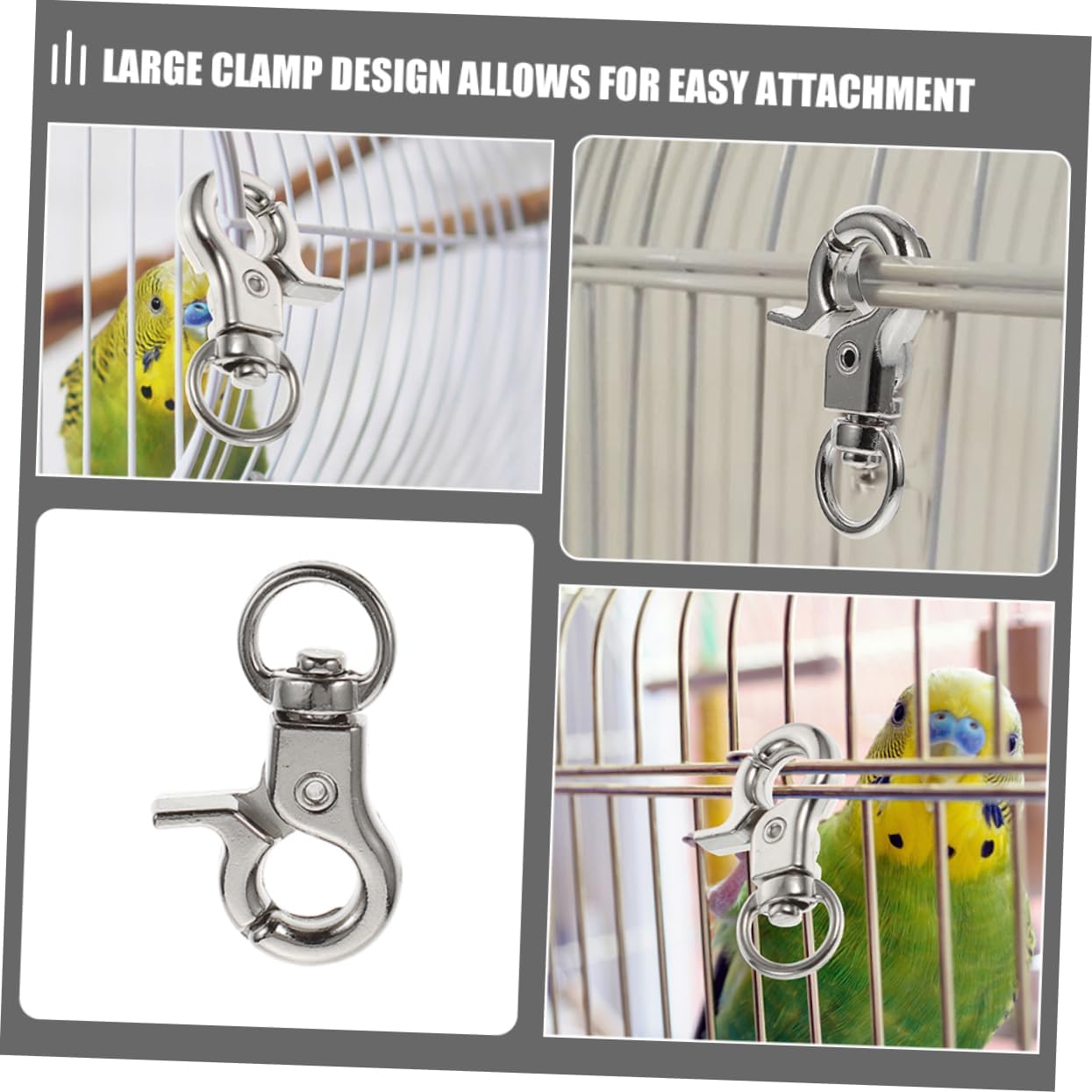 Gogogmee 10pcs DIY Bag Making Supplies Swivel Snap Hooks Zinc Alloy Hooks Buckles