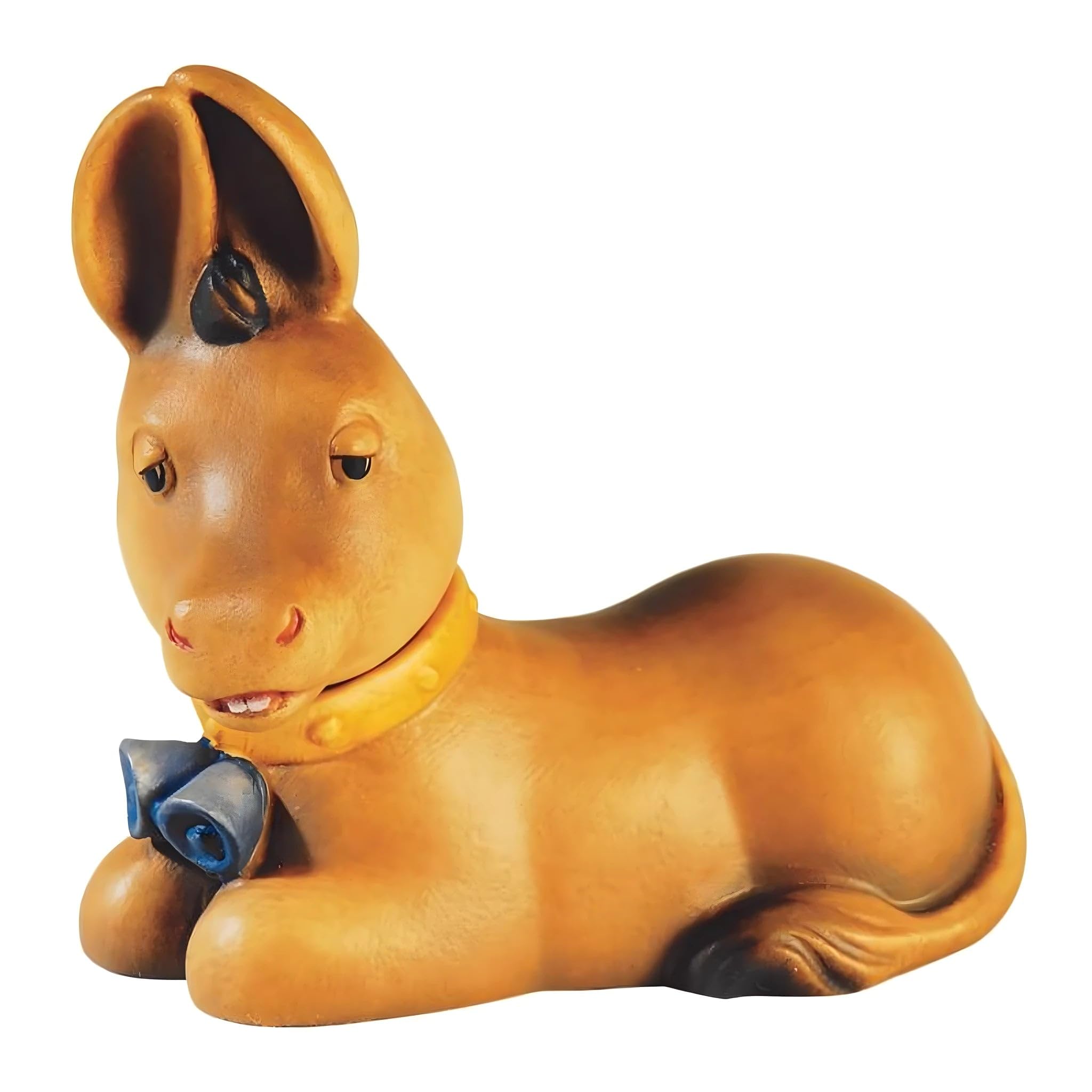 Maple Wood Carved Donkey by Dolfi