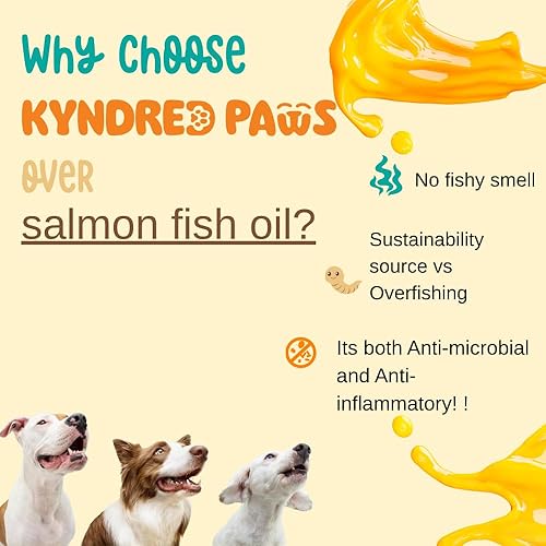 Miniatura 4 de Aceite Omega-3-6-9, sin sabor y sin olor a pescado, 16 onzas líquidas, aceite Omega para perros sensibles pequeños a grandes, ingredientes naturales