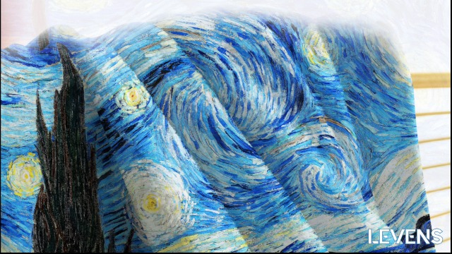 Amazon.com: Levens The Starry Night Throw Blanket, Abstract Theme