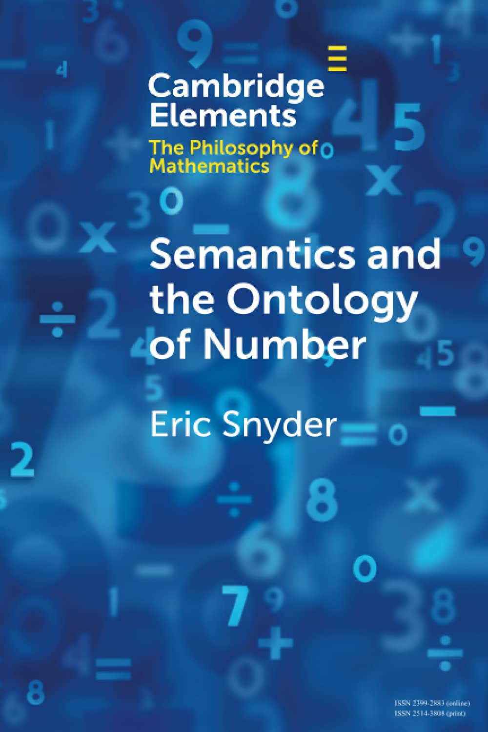 Semantics and the Ontology of Number Snyder Paperback Cambridge University Press