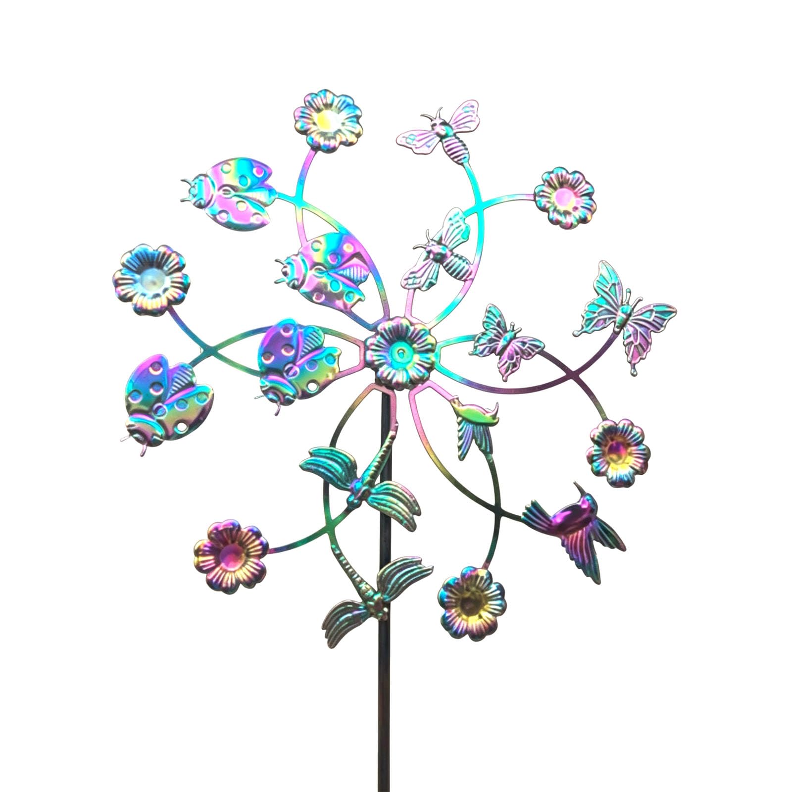 Reveal metal windmills for backyard or landscape decoration. Durable strong retro windmill grass decoration