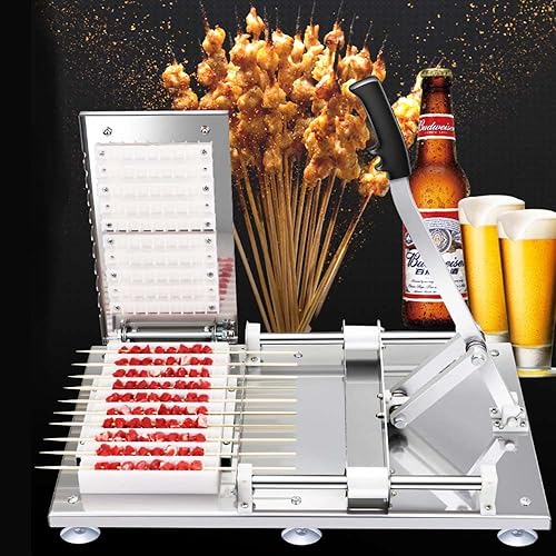 Miniatura 2 de Brocheta de acero inoxidable para hacer cuerdas, brocheta multifunción, máquina de carne, brocheta de carne, máquina de hacer kebab, máquina manual