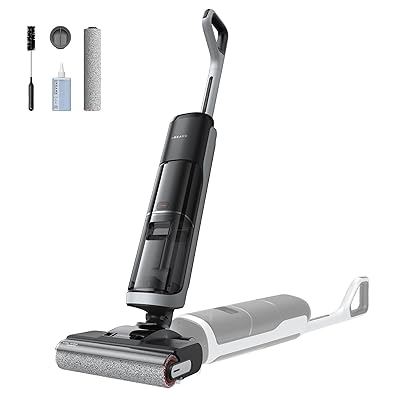 dreame H14 Cordless Vacuum Mop, 180° Lie-Flat Wet Dry Vacuum cleaner, 140°F Brush Washing, Fast Hot Air Drying in 5Mins, Smart Hard Floor Cleaner Machine with Powerful Suction, Great for Sticky Messes