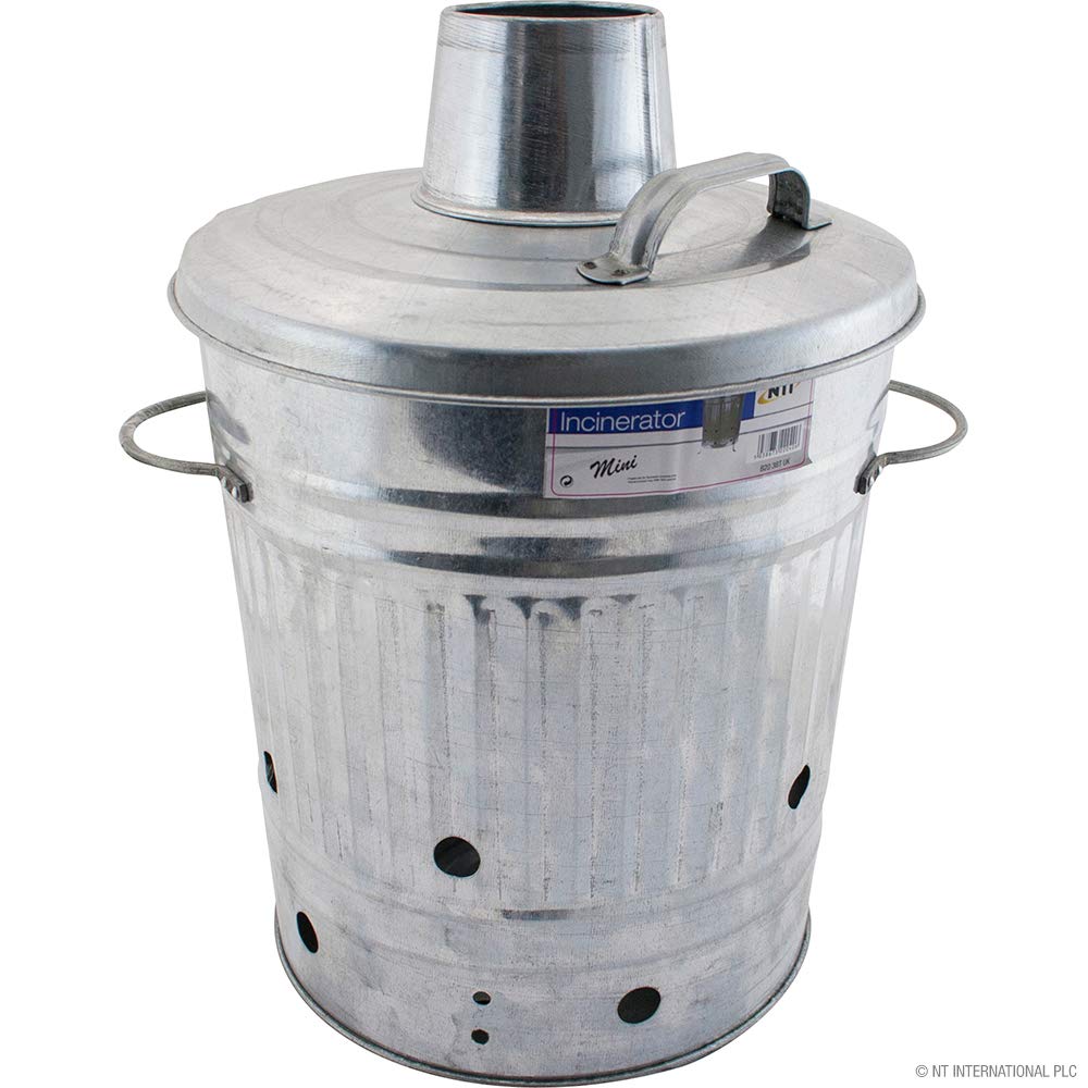 Buy BARGAINSGALORE 20 LITRE INCINERATOR GALVANISED METAL GARDEN WASTE