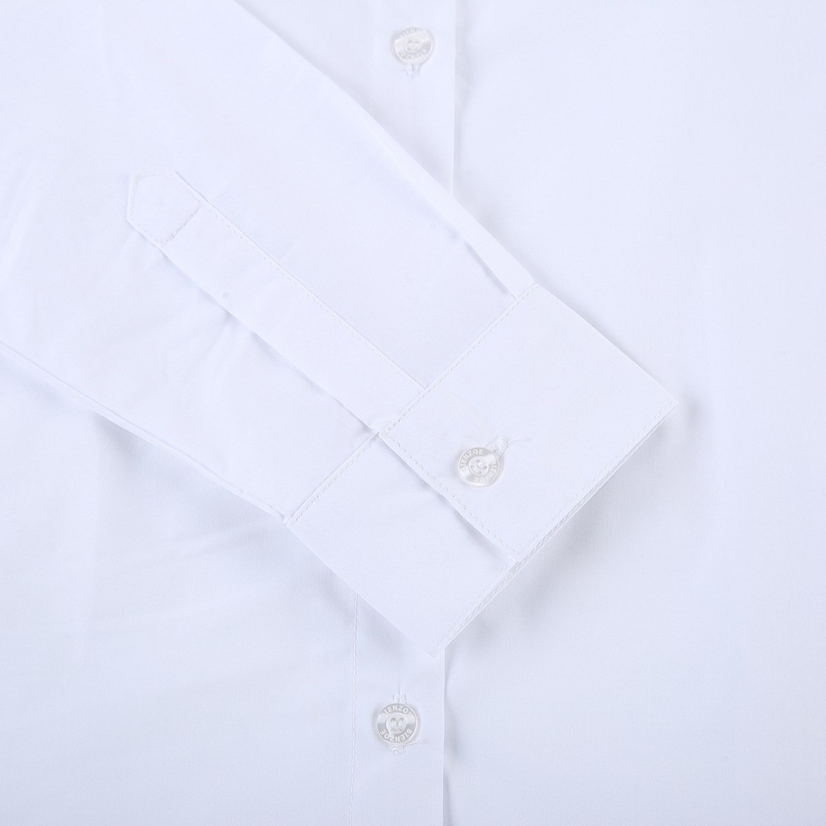 Bienzoe Niña Uniformes Escolares Oxford Manga Larga Blusa