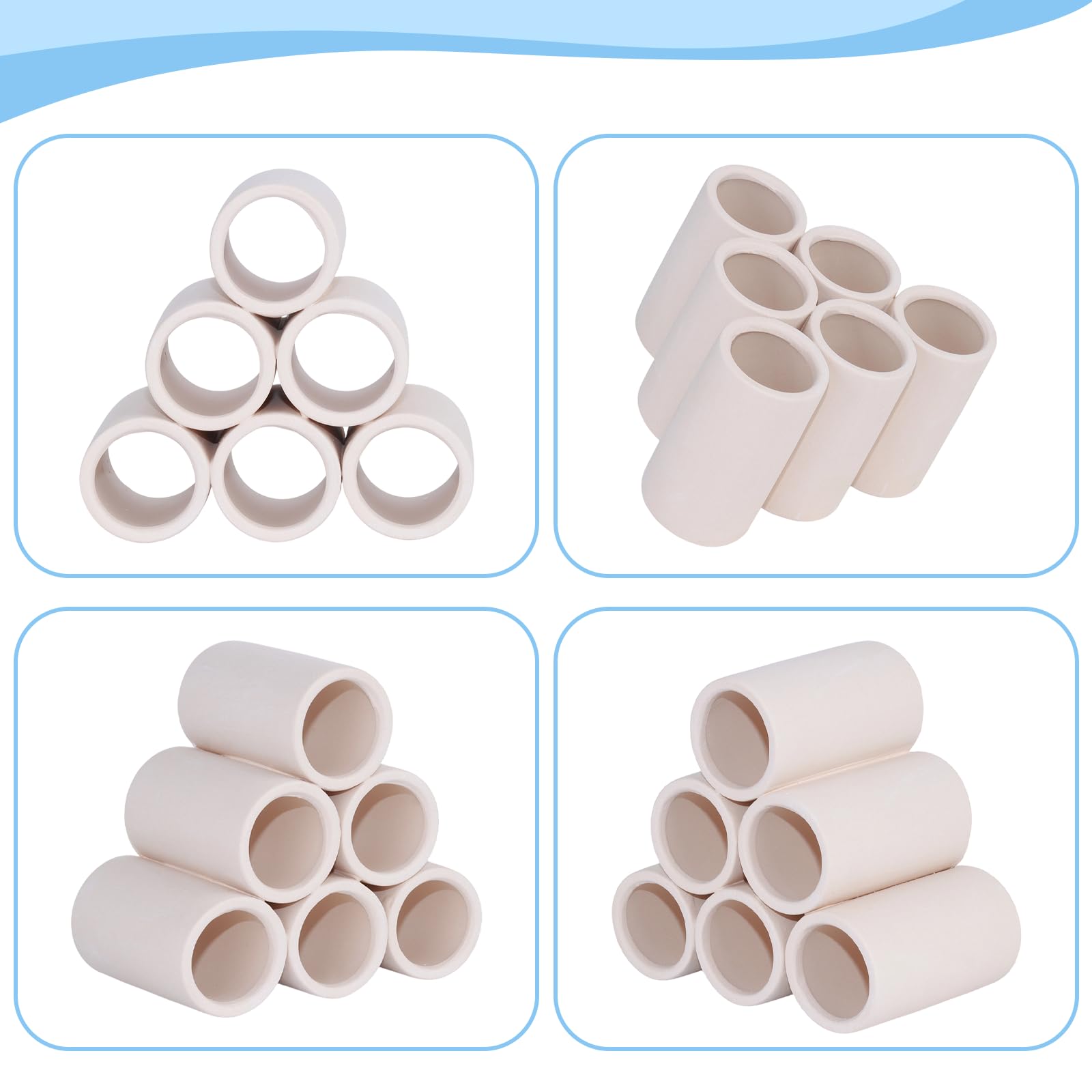 MC MEICHUANG 6-Tube Ceramic Aquarium Shrimp Shelter - Image 4