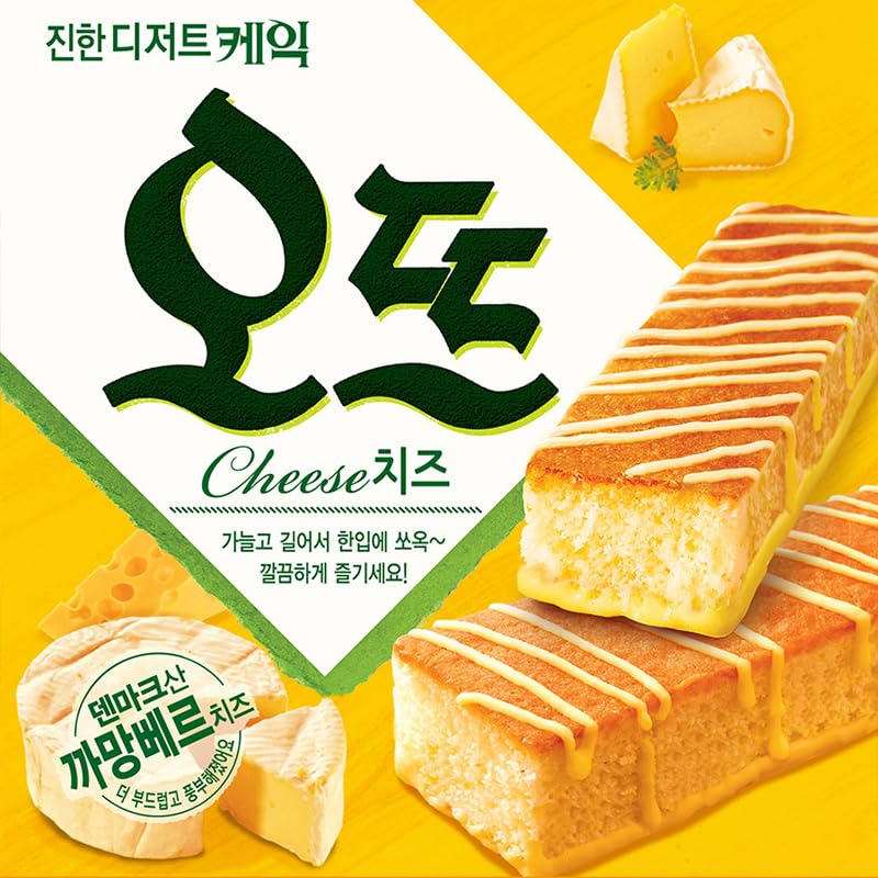 ORION European-Style Cheese Cake Pie, Chocolate Snack Pies, Korea Casual Snacks, Perfect for Snacks, Afternoon Tea Pastries, Breakfast, Desserts, Silky and Smooth Taste, Individually Packed 12Pcs (294g, ALL)