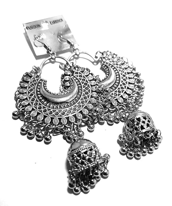 See full amazon price history chart for KaguS - Explore Your True Style Traditional Afagni Chand Jhumka Silver Earring For Girls And Womens, Fashionable, Ethnic, Stylish, Lightweight KaguS - Explore Your True Style Traditional Afagni Chand Jhumka Silver Earring For Girls And Womens, Fashionable, Ethnic, Stylish, Lightweight (B0CTHNXV5M) Amazon Price History, Amazon Price Tracker