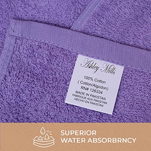 Ashley Mills Bath Towels Set Of 6 - 400 Gsm Super Soft Cotton Towels, Quick Dry, Highly Absorbent Spa Hotel Towels For Bathroom | Bath Towels 28"X55" - Multi Colors #TOP3