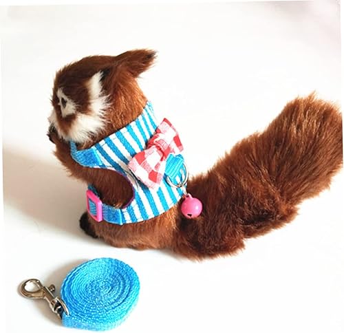 Miniatura 6 de Correa de arnés de Guinea, 1 unidad, herramienta de correa de conejo para bebé, vaquero, cobaya, pequeño, chalecos de animales