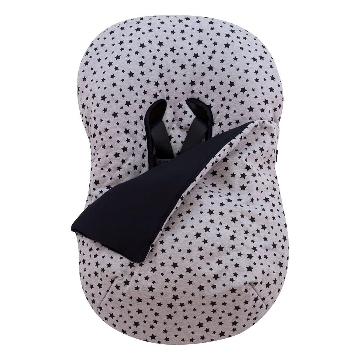 JYOKO KIDS Funda + Saco para portabebés y capazo Bebé Impermeabilizado en su interior, Algodón Orgánico (Dragonfly, Algodon) — view 15