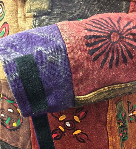 Shopoholic Fashion Mens Multicoloured Patchwork Fleece Hoodie Jumper4