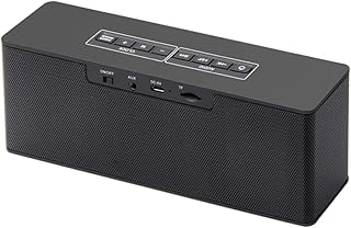 MUSISALY Alto-Falante Subwoofer Mini Alto-Falante Com Relógio Alto-Falante Subwoofer Despertador Mini Alto-Falante Alarme Baixo Áudio Preto Alto-Falante Inteligente Alto-Falante Subwoofer