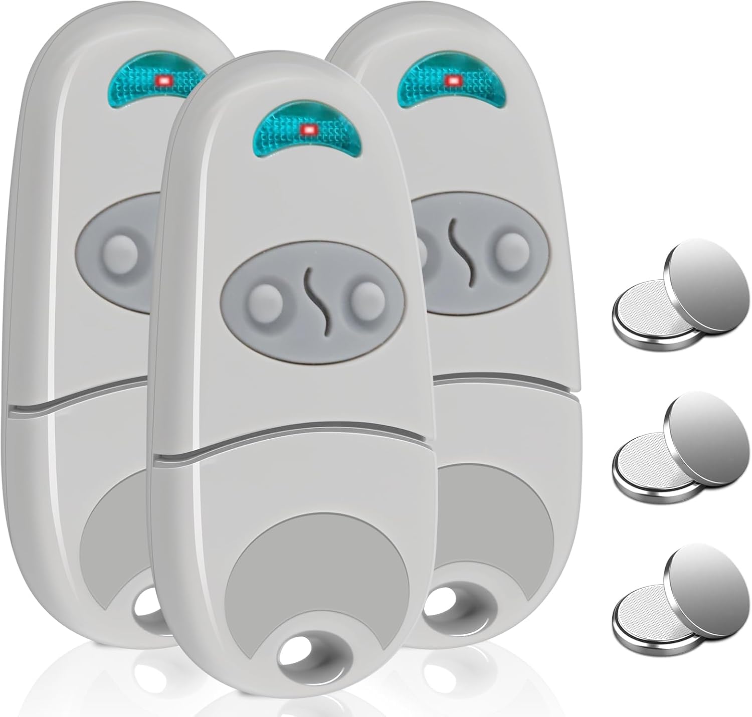 Remote Control Gate, 433.92 MHz Universal Gate Remote Control, Universal Remote Control Compatible with Top 432EV, 2 Channels, 3 Pieces-image-27