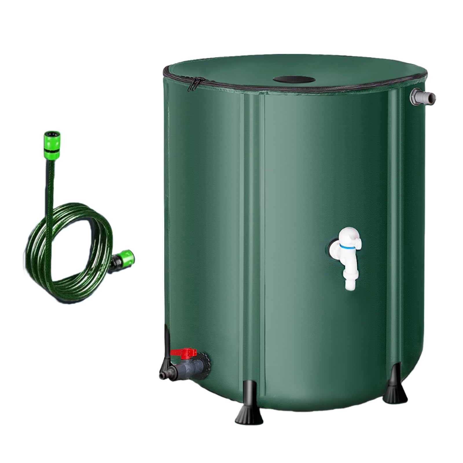 Cisterna De Recolección Agua Lluvia Gran Capacidad Cubo Plegable Reutilizable para Almacenamiento Jardín Y Hogar Cubo Recolección Lluvia
