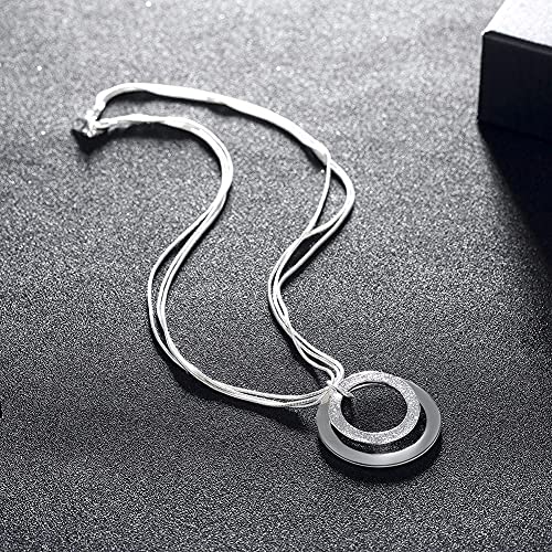 Collier 925 pendentif accessoires de mode pour femmes