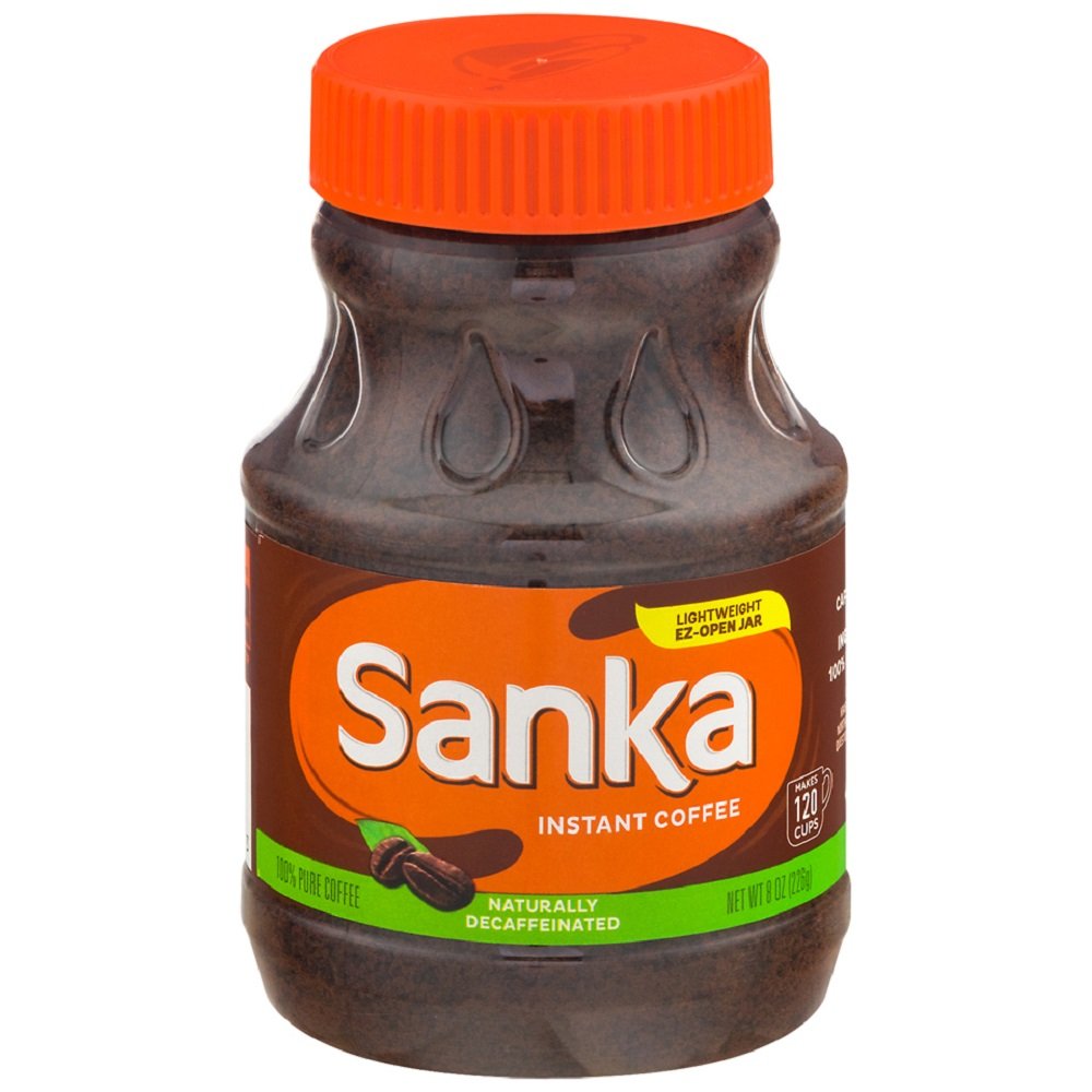 Sanka Decaf Instant Coffee, 8 oz Jar