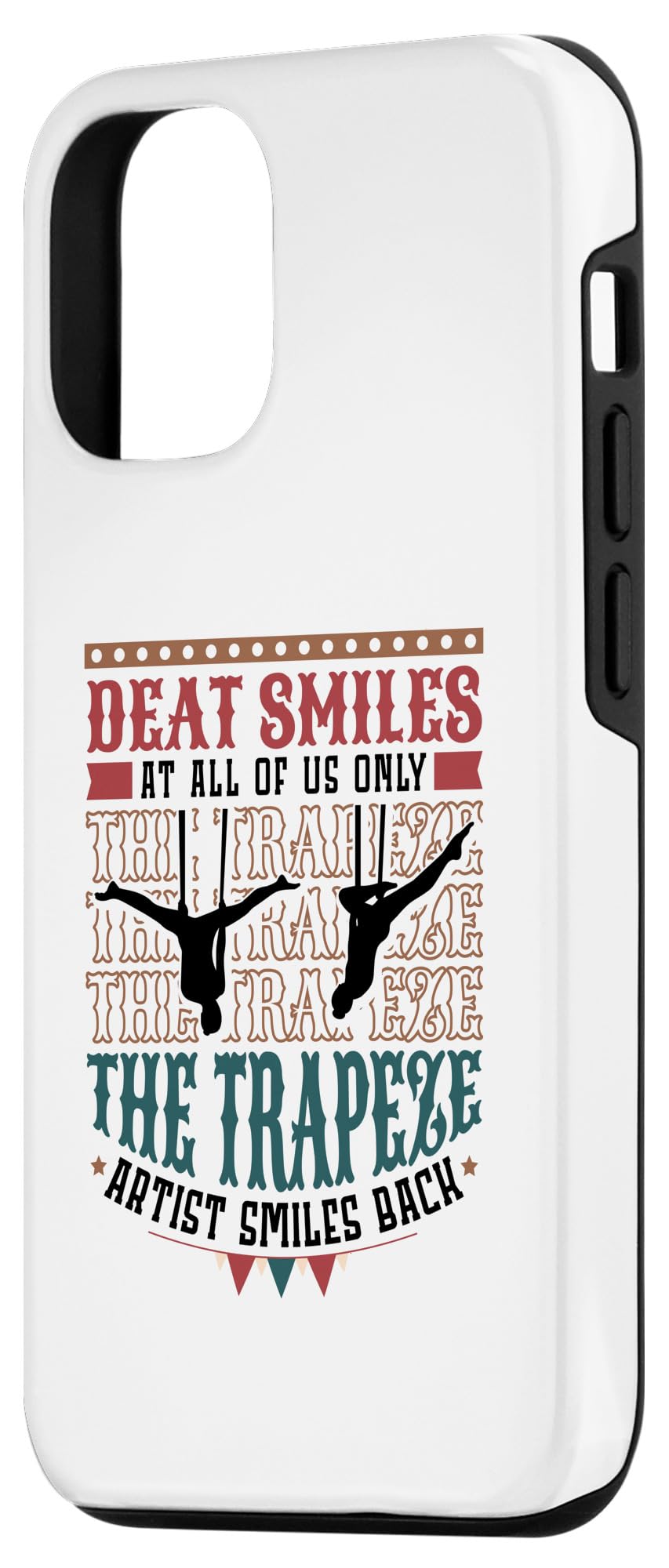 Deat smiles at all of us only the trapeze artist Case for iPhone 12/12 Pro - Image 2