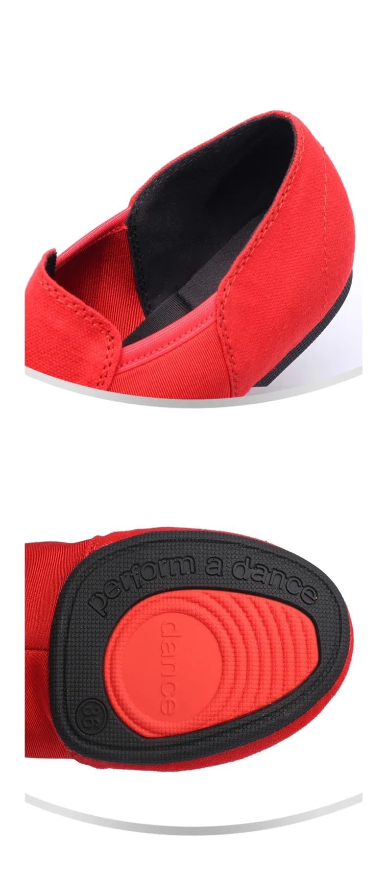 Zapatillas Ballet Niña Zapatos de Lona for Mujer, con Suela de Goma Suave for Exteriores, for Adultos, for Profesores de Jazz, Ballet, Yoga y Baile