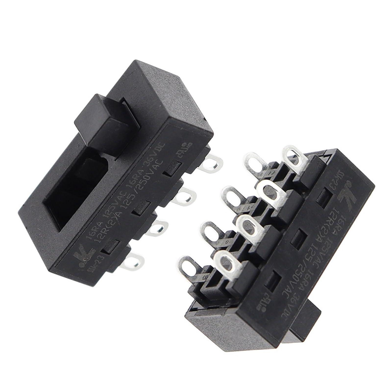 Interruptor DIP deslizante LQ-103H de 8 pines con 3 posiciones y 12A para control de voltaje 5