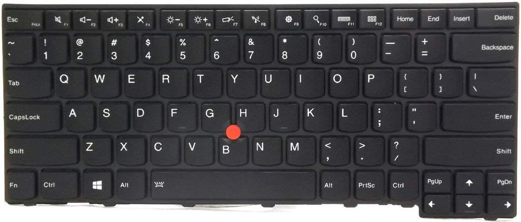 Touche Clavier Lenovo ThinkPad - AZERTY Noir - Occasion - Pour E431, T440, L440, Etc.