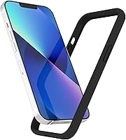 Vista 28 de K TOMOTO Compatible con iPhone 13 Mini (5.4 pulgadas), marco protector de silicona líquida [borde elevado y protección contra caídas] Tacto sedoso