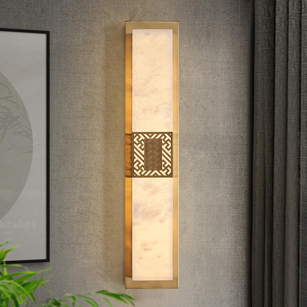 JYBNBBE Wall Sconce ModernWall Lamp Lone Linear Base Wall Light ForBedroomDining Room,Gold-60CM-1 Pack