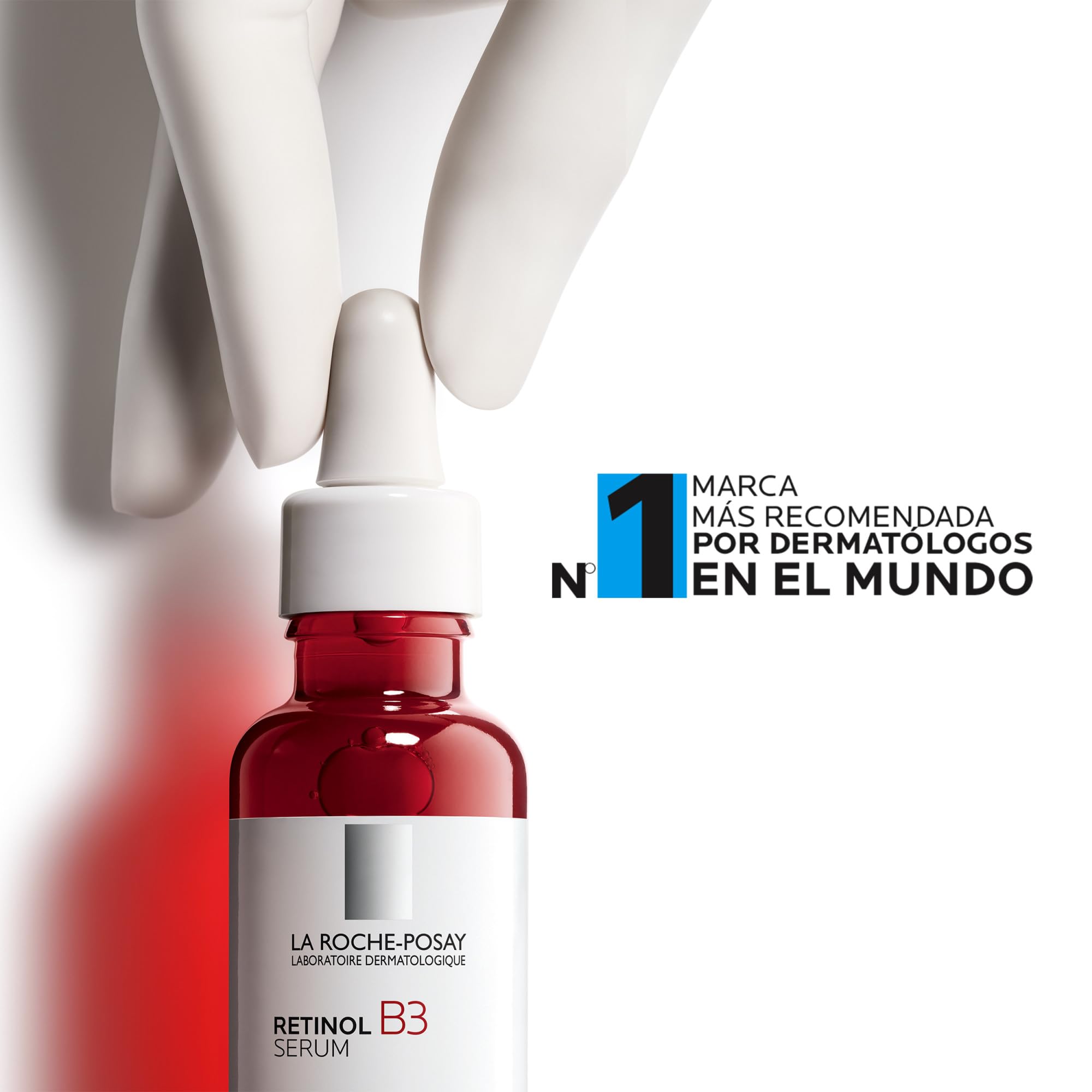 La Roche Posay Sérum, Reduce arrugas y líneas de expresión, Unifica, Regenera y Reafirma, Enriquecido con Retinol Puro, Vitamina B3 y Glicerina, Retinol B3, 30 ml