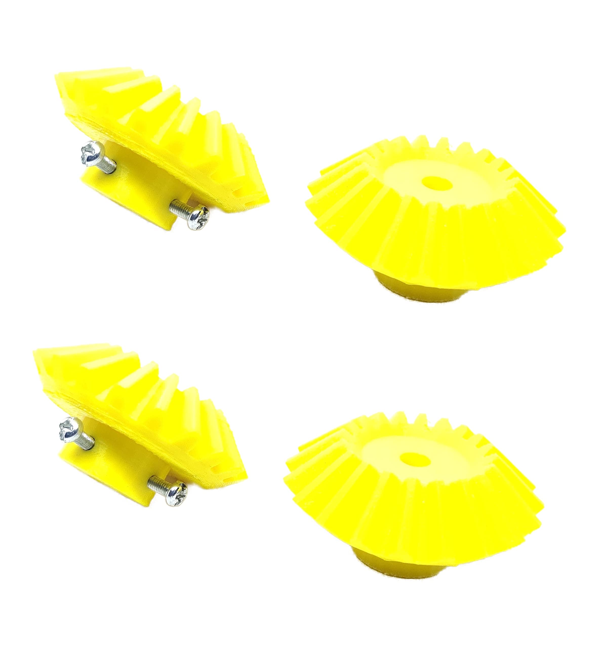 INVENTO 4pcs 3D Printed Plastic Bevel Gear 20 Teeth, 53mm dia, 15mm Width, 8mm hole, 2.5 Module - DIY Projects-image-46