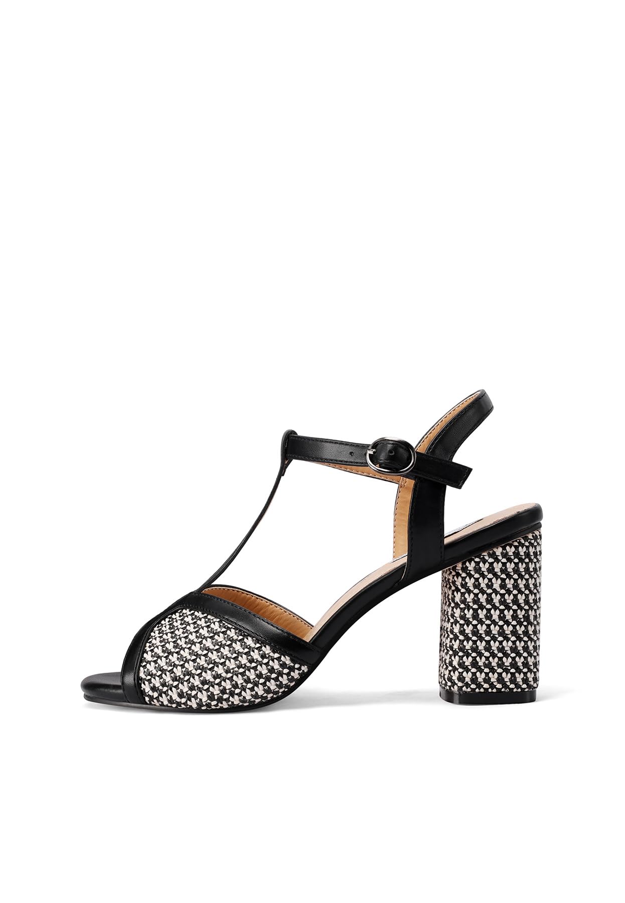 QUEEN HELENA Sandali T-Bar con tacco Largo Casual Eleganti Donna ZM9936